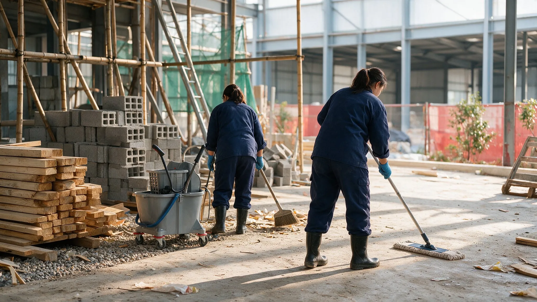 Nettoyage fin de chantier